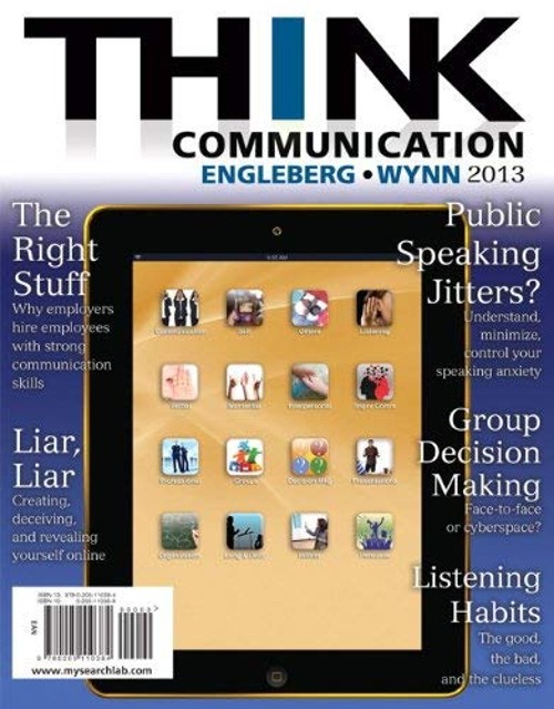 THINK Communication Paperback Isa N., Wynn, Dianna R. Engleberg
