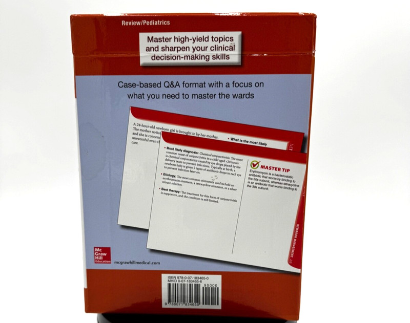 Master The Wards Pediatrics Flashcards Conrad Fischer MTW Case-Based Pre-Owned gallery