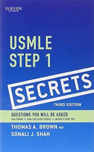 USMLE Step 1 Secrets – Paperback, by Brown MD Thomas A.; Bracken – Acceptable