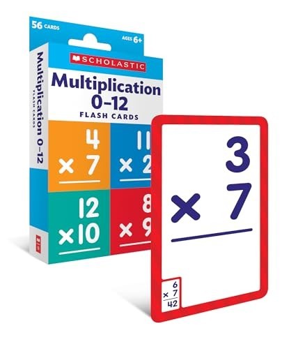 Flash Cards: Multiplication 0 - 12, Free Shipping gallery