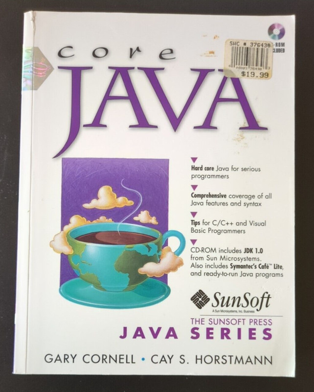Core Java by Gary Cornell and Cay S. Horstmann CDROM has JDK 1.0 from Sun Micro