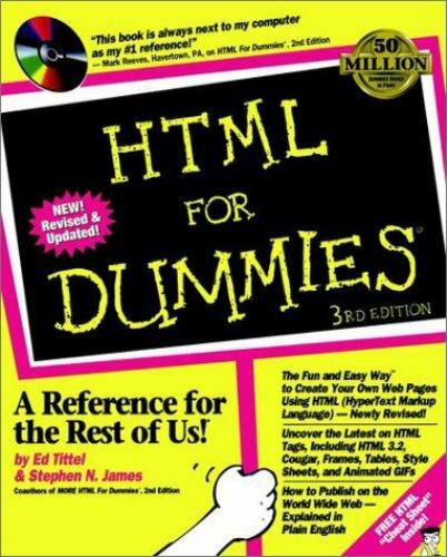 Html for Dummies – 9780764502149, paperback, Ed Tittel