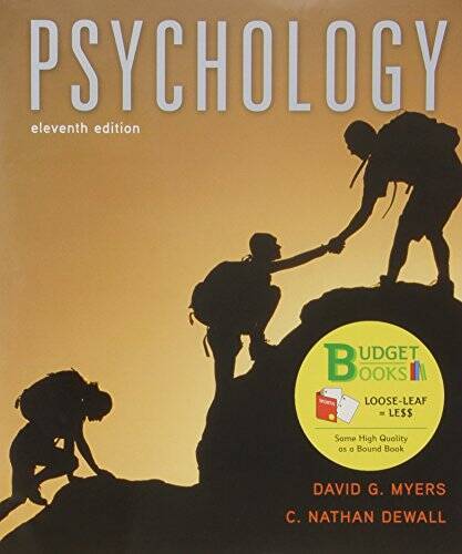 Loose-leaf Version for Psychology – Loose Leaf By Myers, David G. – GOOD