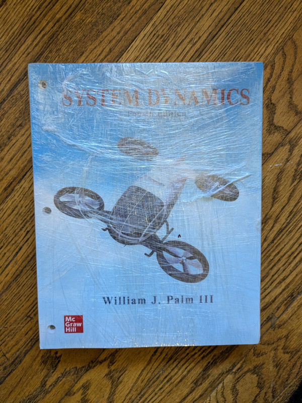 System Dynamics 4th Edition by William Palm Paperback looseleaf
