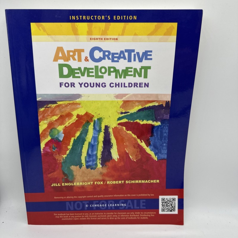 Art and Creative Development – Paperback, by Fox J.; Schirrmacher. ~Ins. Edition
