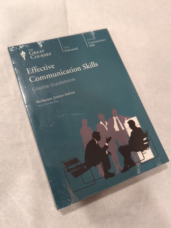 Effective Communication Skills Course Guidebook – DVD & Book 24 Lectures NEW