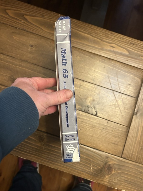 Saxon Math 65 Incremental Development Hardcover 6/5 READ DESCRIPTION 2nd Editio gallery