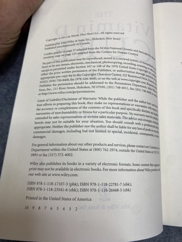 The Vitamin D Cure James E. Dowd Textbook Health Revised 2012 Paperback gallery