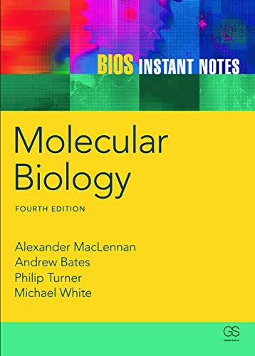 BIOS Instant Notes in Molecular Biology by McLennan, Bates, Turner, White New-,