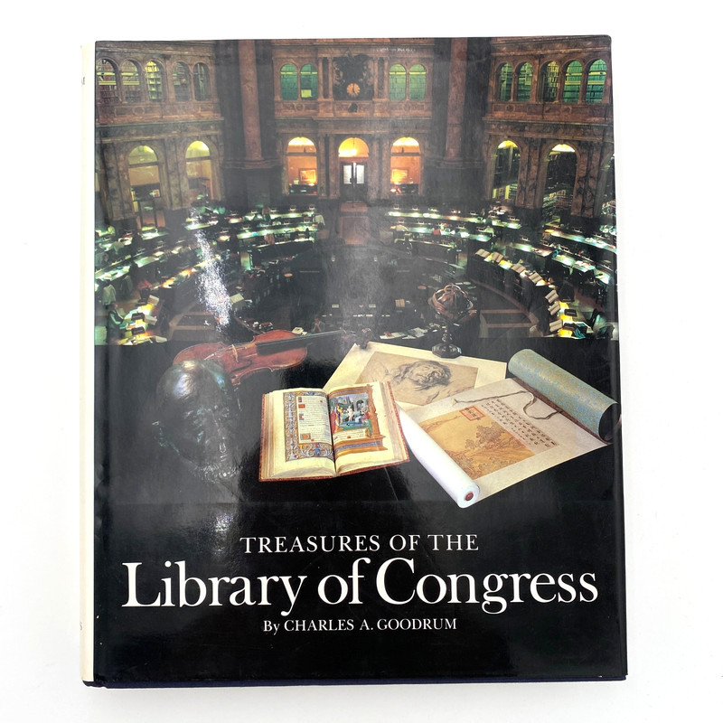 Treasures Of The Library Of Congress By Charles A Goodrum Hardcover Book
