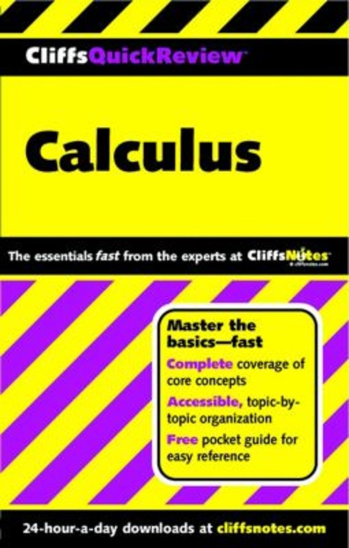 CliffsQuickReview Calculus Paperback Bernard V., White, Jonathan