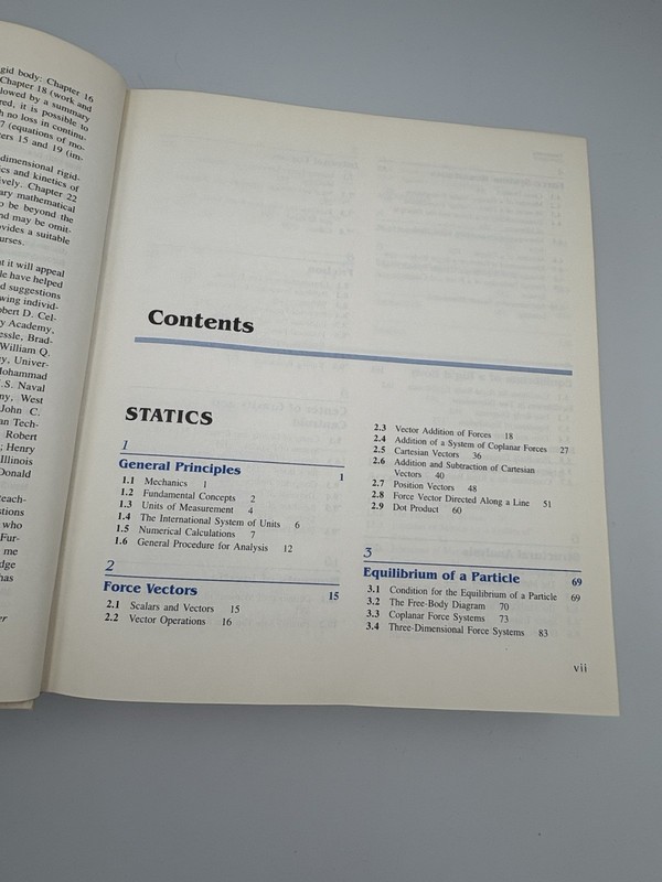 Engineering Mechanics Statics & Dynamics By R.C.Hibbeler (1989) Hardcover gallery