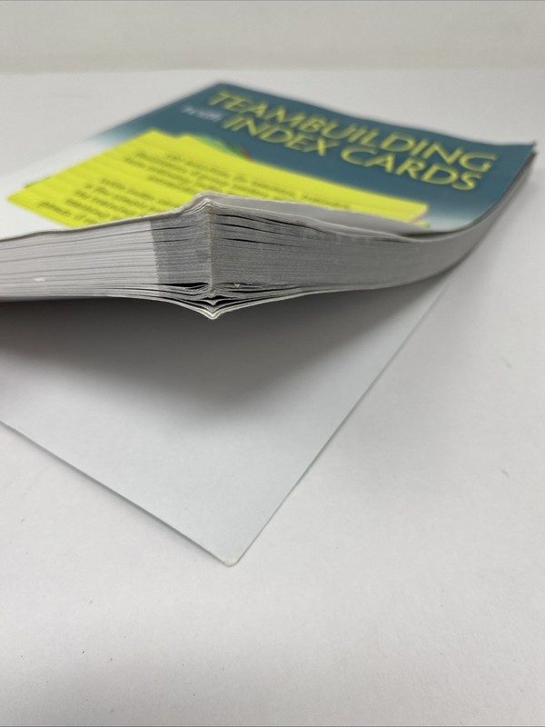 Teambuilding with Index Cards by James Cain (2019, Trade Paperback) gallery