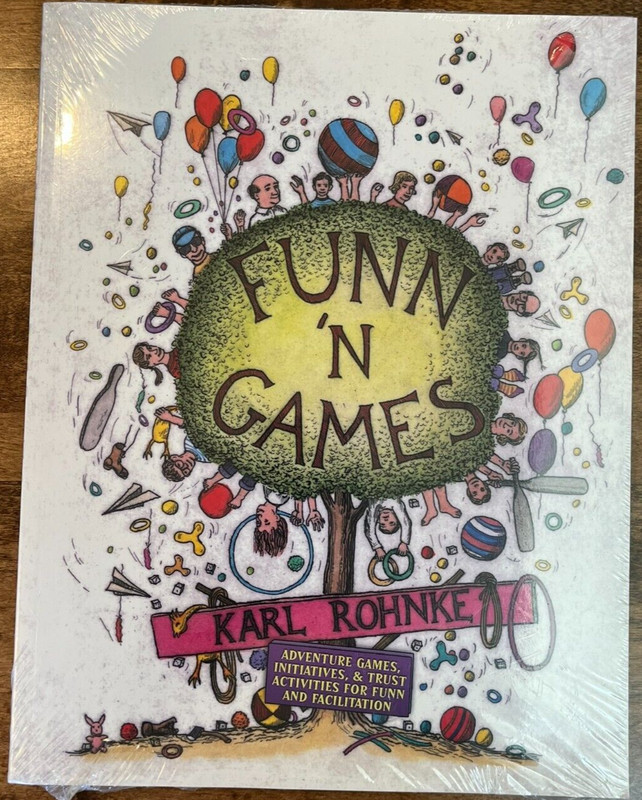 Funn ‘N Games Karl Rohnke – softcover – NEW shrinkwrapped
