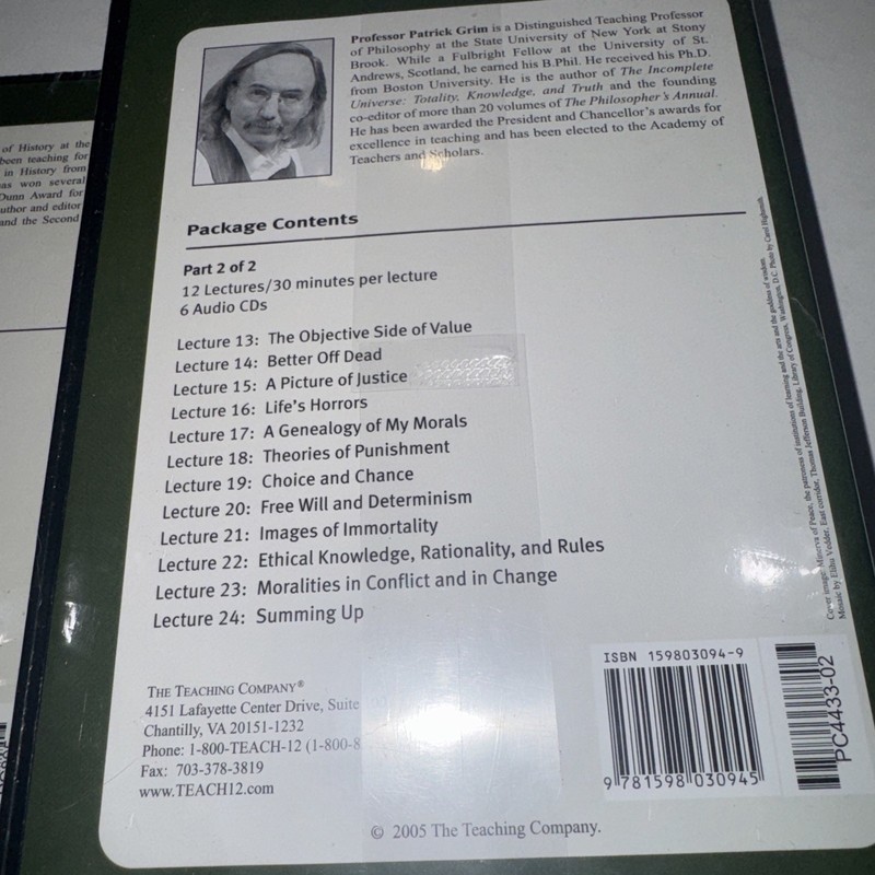 2 Great Courses Philosophy Intellectual & Modern History DVD + Manual NEW SEALED gallery