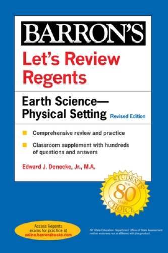 Lets Review Regents: Earth Science–Physical Setting Revised Edition (Ba – GOOD