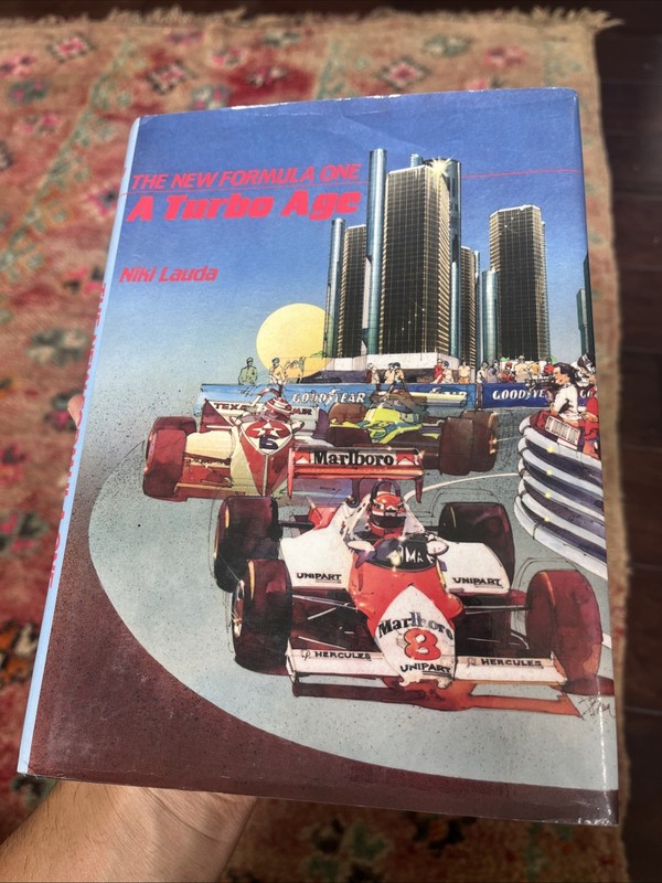 The New Formula One A Turbo Age Niki Lauda 1st Ed Print 1985 Hardcover HCDJ