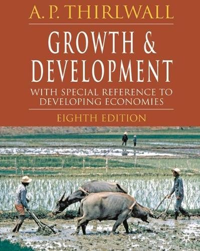 Growth and Development: With Special… by Thirlwall, A. P. Paperback / softback