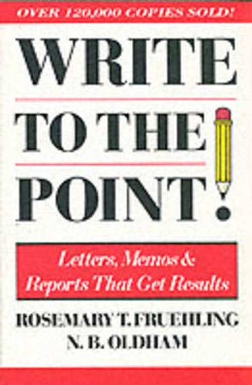 Pbs Write to the Point! Paperback Rosemary T. Fruehling
