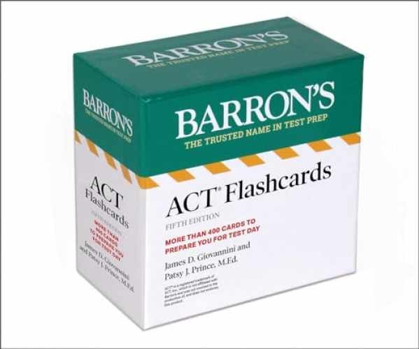 ACT Flashcards, Fifth Edition: – Cards, by Giovannini James D.; – Acceptable