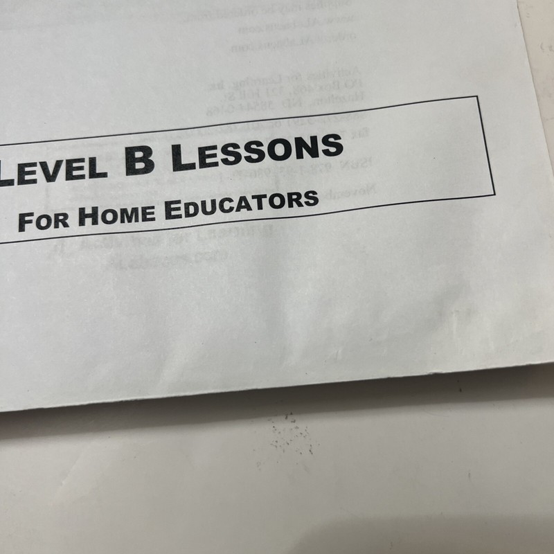 RightStart Mathematics, Level B Lessons, Grade 1, (2001) (water Damage See Pics) gallery
