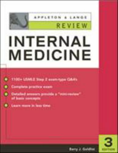 Appleton & Lange Review of Internal Med- paperback, Barry J Goldlist, 007138524X