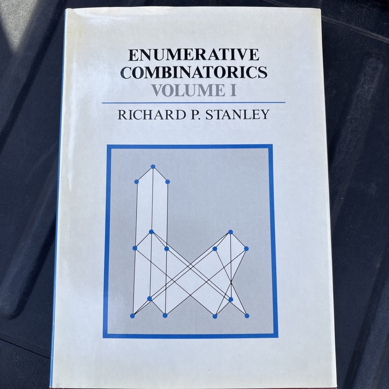 Enumerative Combinatorics Volume 1 by Richard P. Stanley- Hardcover- Mathematics