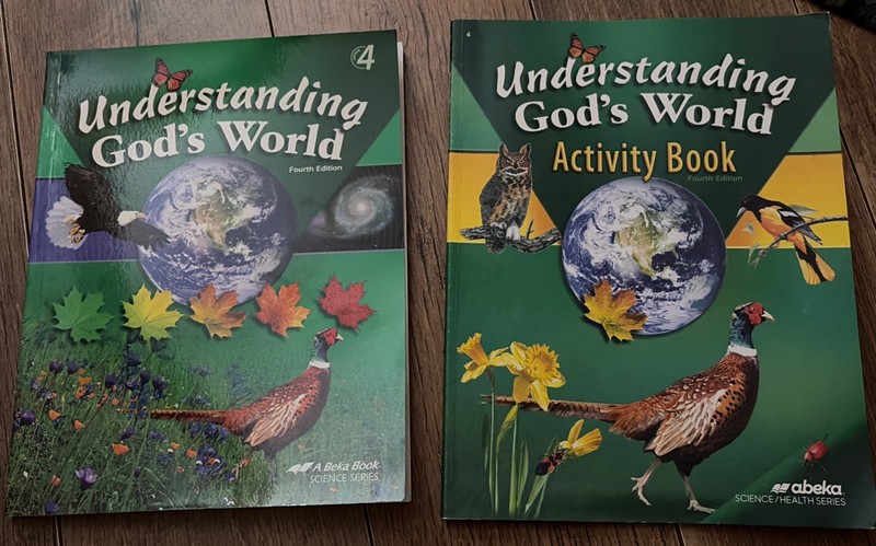 Understanding God’s World PB Book Abeka Science Health Series 4th Ed & Activity