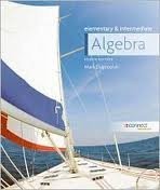 ELEMENTARY AND INTERMEDIATE ALGEBRA 4TH ED. [NATIONAL By Mark Dugopolski *VG+*