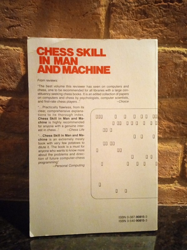 1984 Chess Skill in Man & Machine Pbk, AI Chess, with 1986 Newspaper Clipping gallery