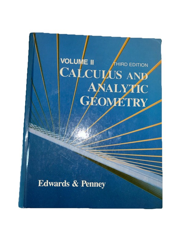 Calculus and Analytic Geometry 3rd Ed by D. Penney [1990 HC] – New, FREE Shippin