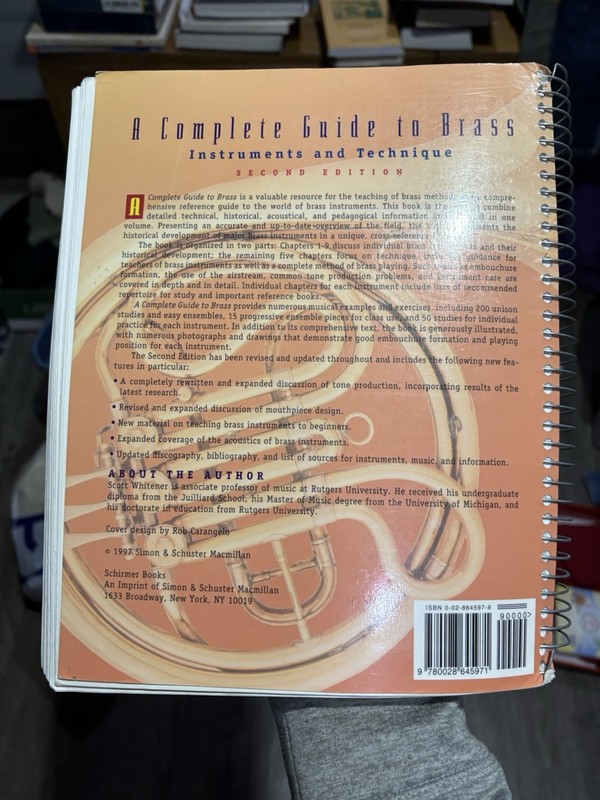 A Complete Guide to Brass Instruments and Techniques by Scott Whitener gallery