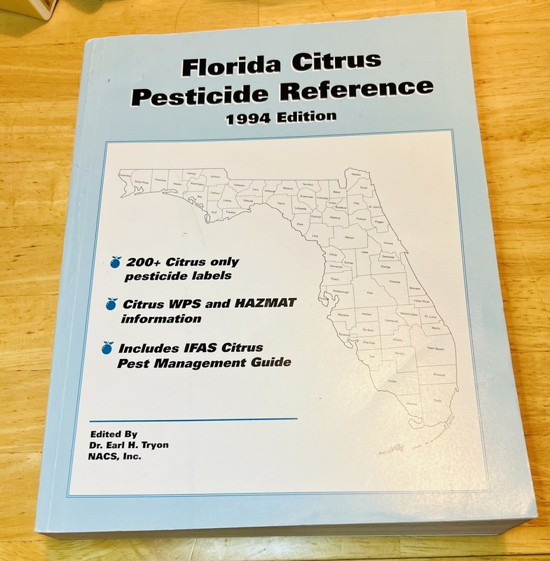 1994 Florida Citrus Pesticide Reference: Citrus Industry Magazine