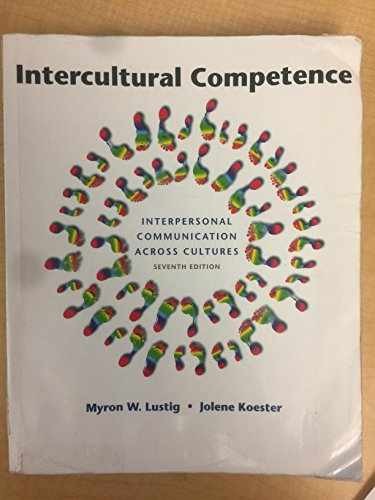 Intercultural Competence (7th – Paperback, by Lustig Myron W.; – Acceptable e