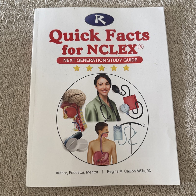 Remar Review Quick Facts for NCLEX Next Generation Study Guide Brand New