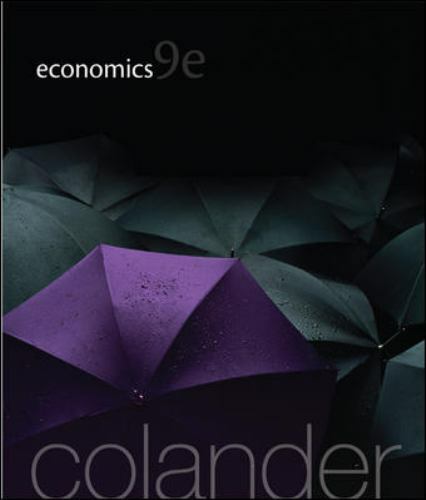 Economics by David C. Colander (2012, Hardcover)