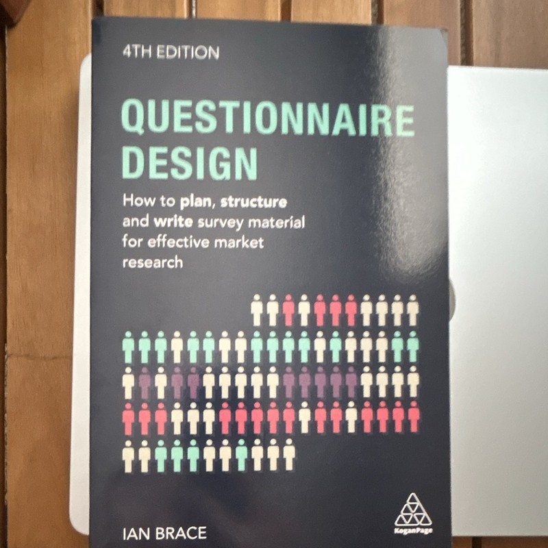 Questionnaire Design by Ian Brace Paperback 2018 4th Ed Kogan Page