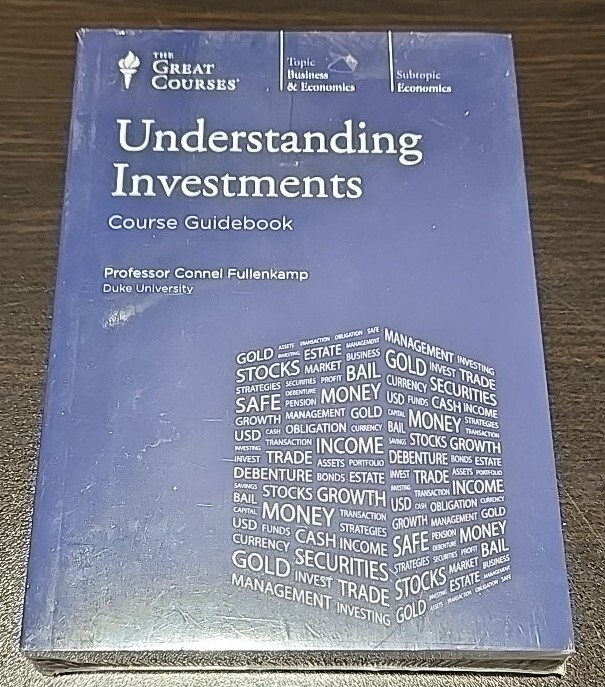 Great Courses Understanding Investments (Guidebook & 4 DVDs) Brand New Sealed