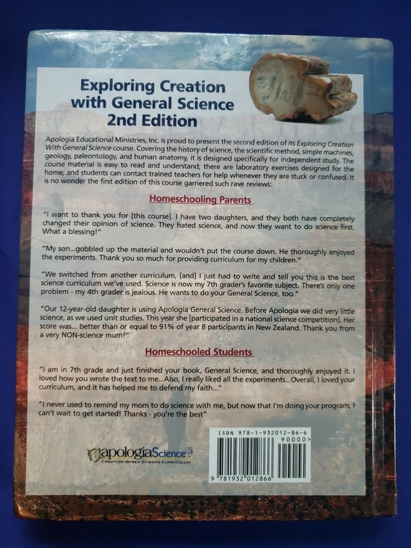 Apologia Exploring Creation with General Science SET ~ Wile Text Solutions Tests gallery