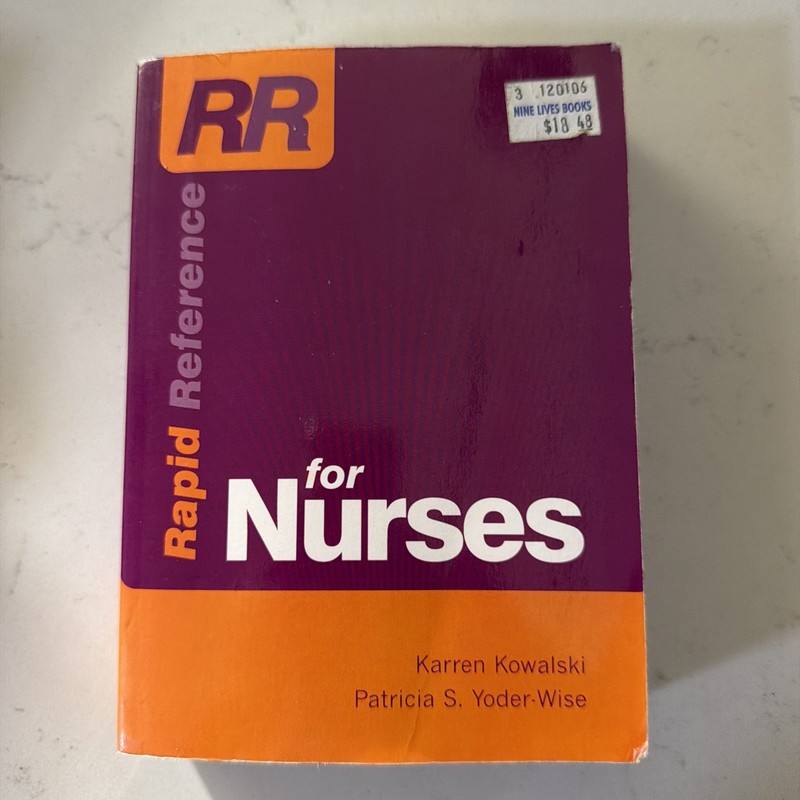 Rapid Reference for Nurses Book