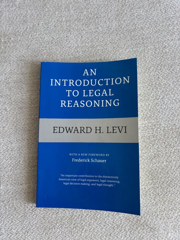 Introduction to Legal Reasoning by Edward H. Levi (2013, Trade Paperback)