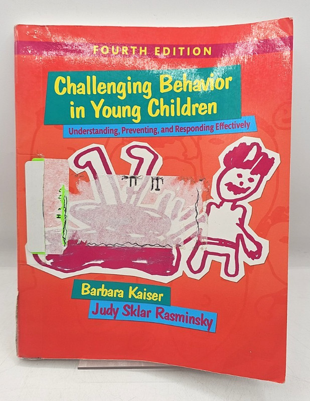 Challenging Behavior In Young Children 4th Edition Kaiser Rasminsky Paperback