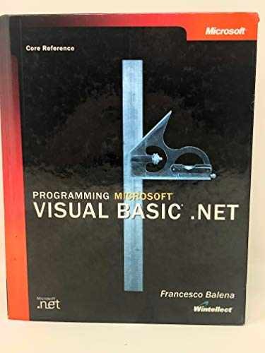 Programming Microsoft Visual – Hardcover, by Balena Francesco – Very Good x