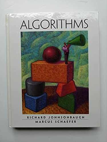 Algorithms – Hardcover, by Johnsonbaugh Richard; Schaefer Marcus – Acceptable