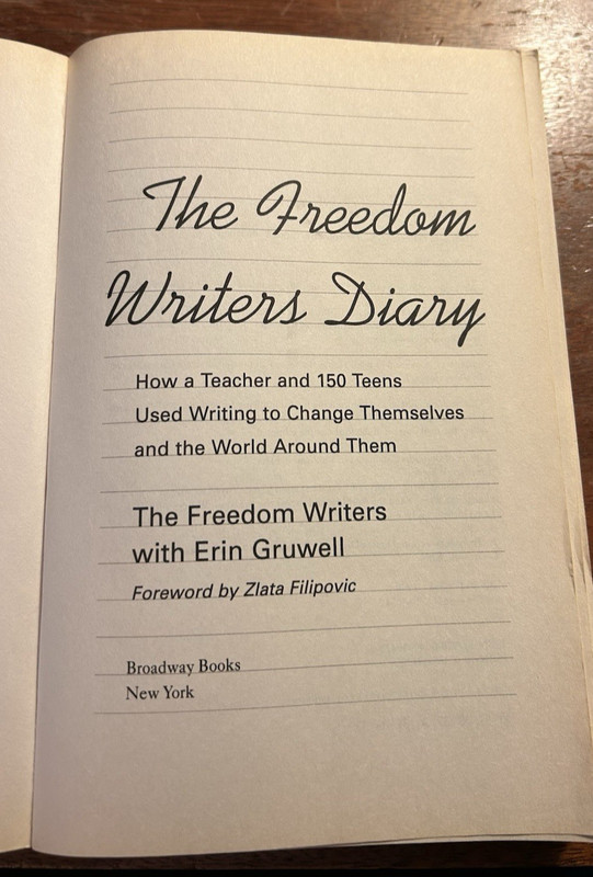 #921 The Freedom Writers Diary #1 New York Times Best Seller gallery