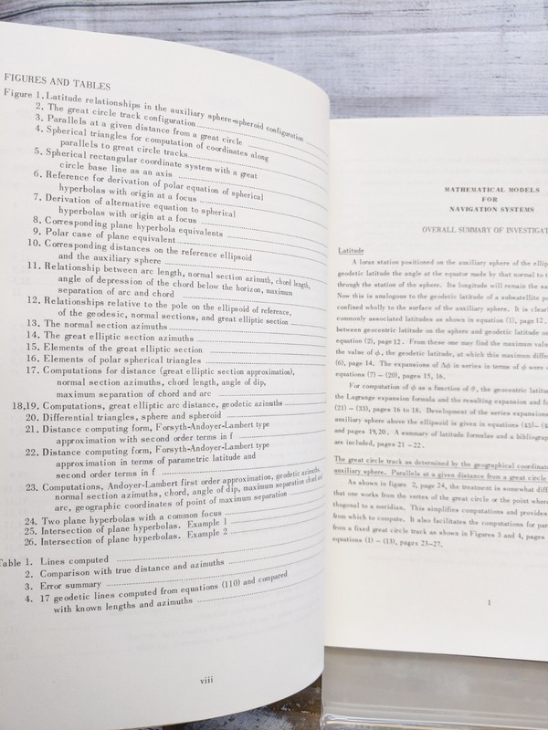 Technical Report Mathematical Models for Navigation Systems TR-182 1965 Thomas gallery