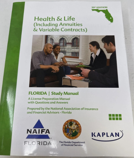 Health & Life Florida Annuities & Variable Contracts Study Manual 39th ED TPB