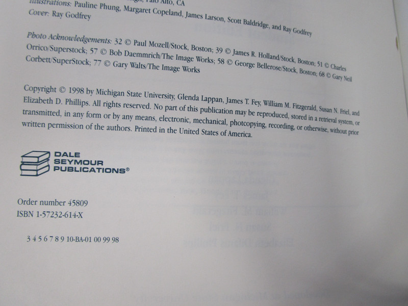 Connected Mathematics 1 : Bits and Pieces by Prentice-Hall Staff (2003) Prentice gallery