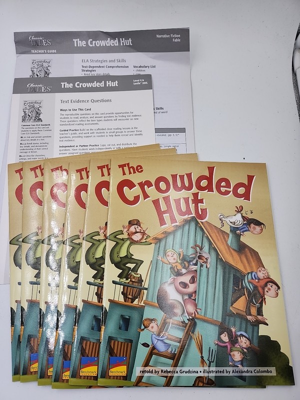 Benchmark Education Text Connections F/9 (6) “The Crowded Hut ” Homeschool