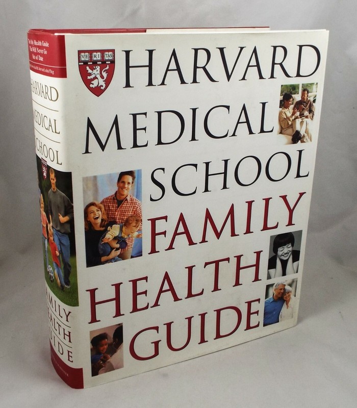 HARVARD MEDICAL SCHOOL FAMILY HEALTH GUIDE~Illustrated~1288 Pages~HC DJ